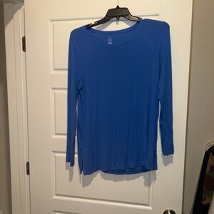 Aerie Vibrant Blue Long Sleeve Tee